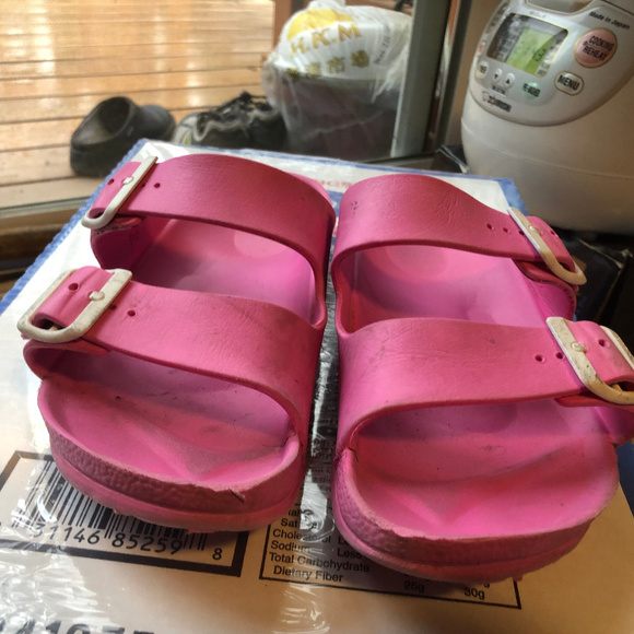 Birkenstock Shoes | Birkenstock Womens Thong Pink Plastic Sandals | Poshmark